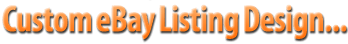 Custom eBay Listing Design ...