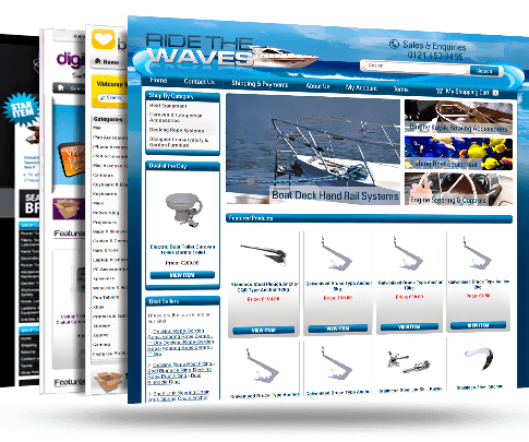 ecommerce web design examples