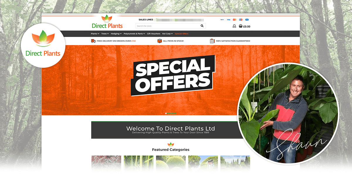 Direct Plants eCommerce case study