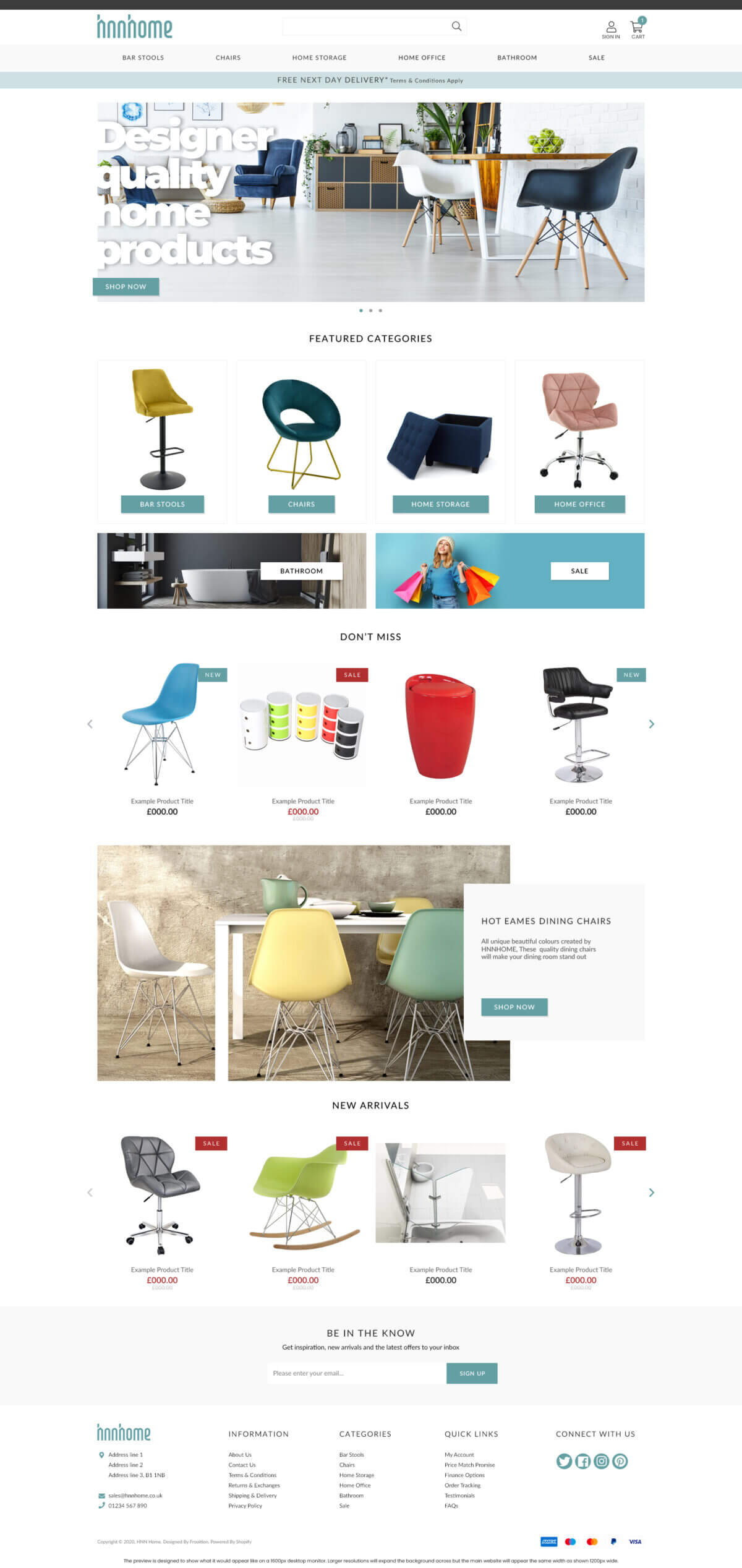 Basic Shopify Store Design Shopify Website Portfolio