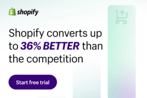 Shopify converts up to 36 percent better