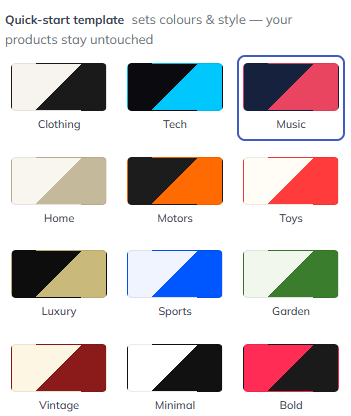 cross sell colours - ebay listing tool